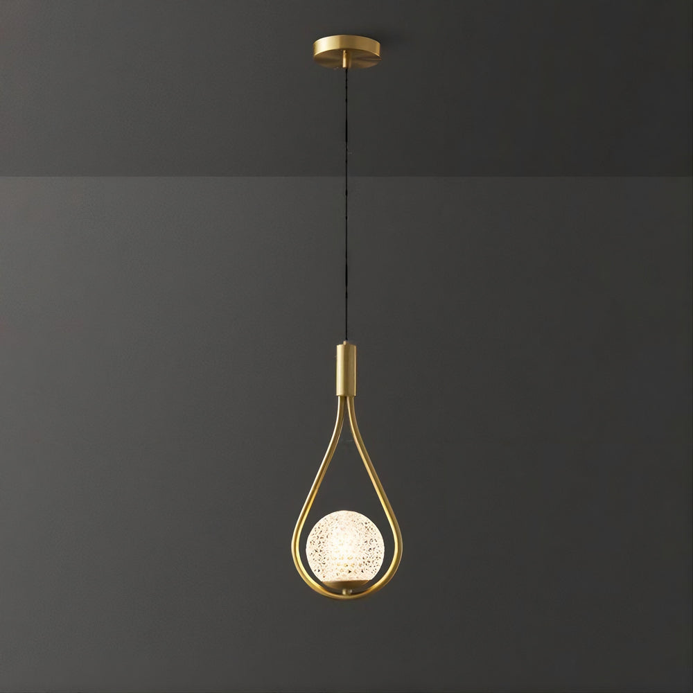 HOOP DROP LUX Pendant by Lampadom - detail view