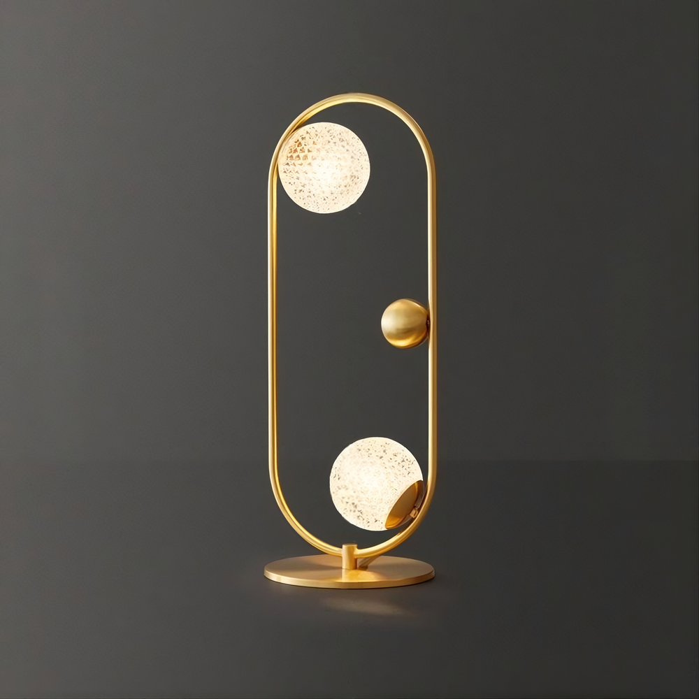 HOOP Table Lamp by Lampadom - scale reference
