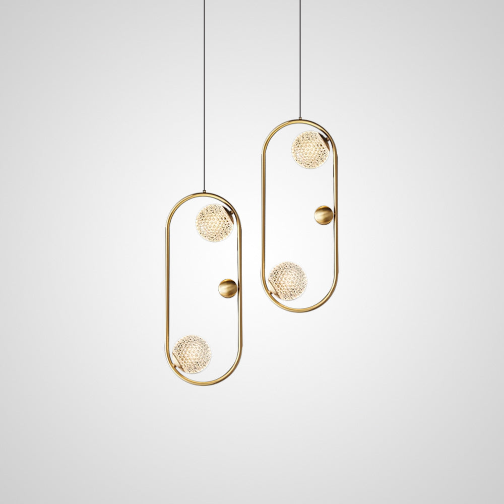 HOOP LUX Pendant by Lampadom - side view