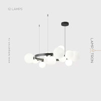 IDAR Ring Chandelier by Lampadom - ambient shot