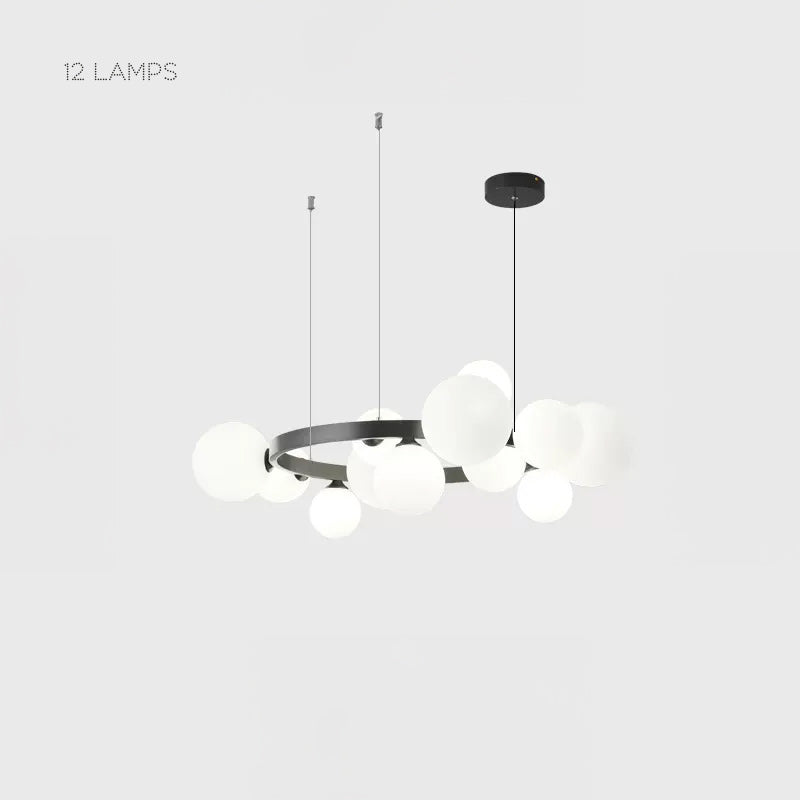 IDAR Ring Chandelier by Lampadom - close-up