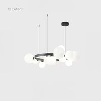 IDAR Ring Chandelier by Lampadom - close-up