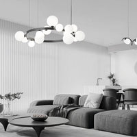 IDAR Ring Chandelier by Lampadom - side view