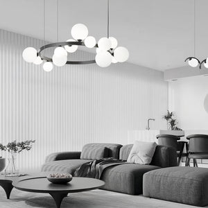 IDAR Ring Chandelier by Lampadom
