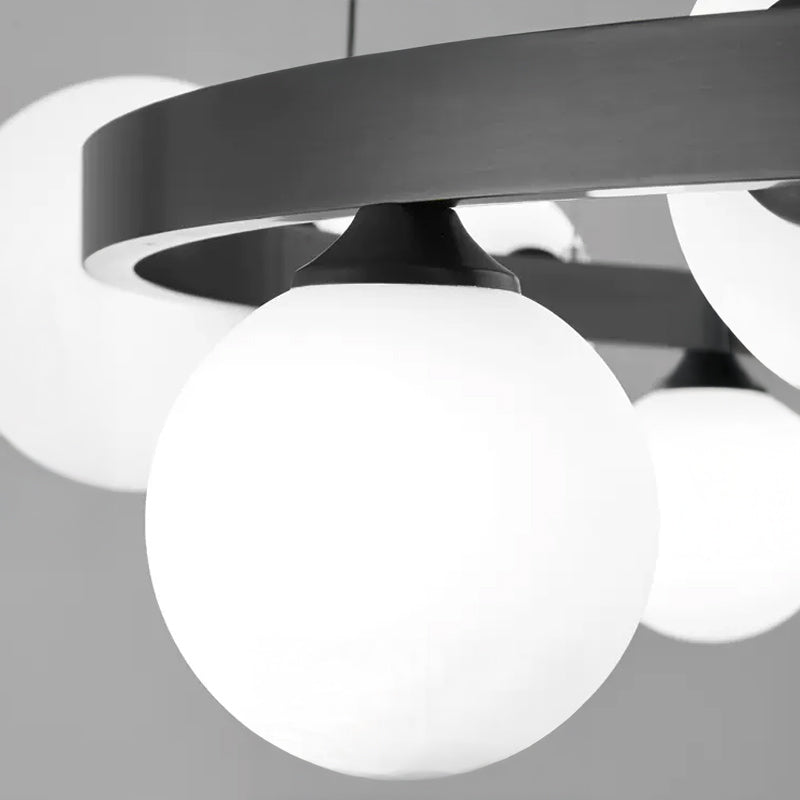 IDAR Ring Chandelier by Lampadom - scale reference