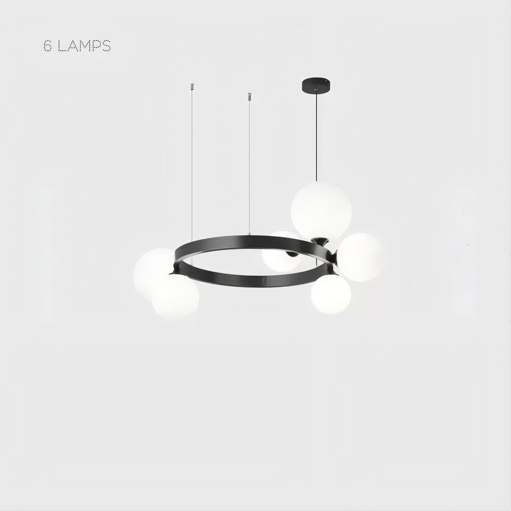 IDAR Ring Chandelier by Lampadom - top view