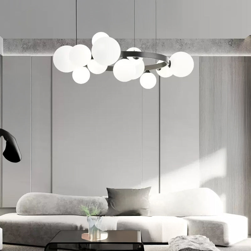IDAR Ring Chandelier by Lampadom - top view