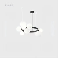 IDAR Ring Chandelier by Lampadom - angle view