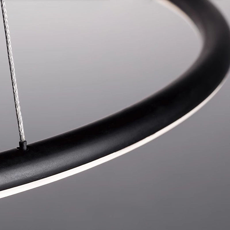 IDON Linear Chandelier by Lampadom - side view