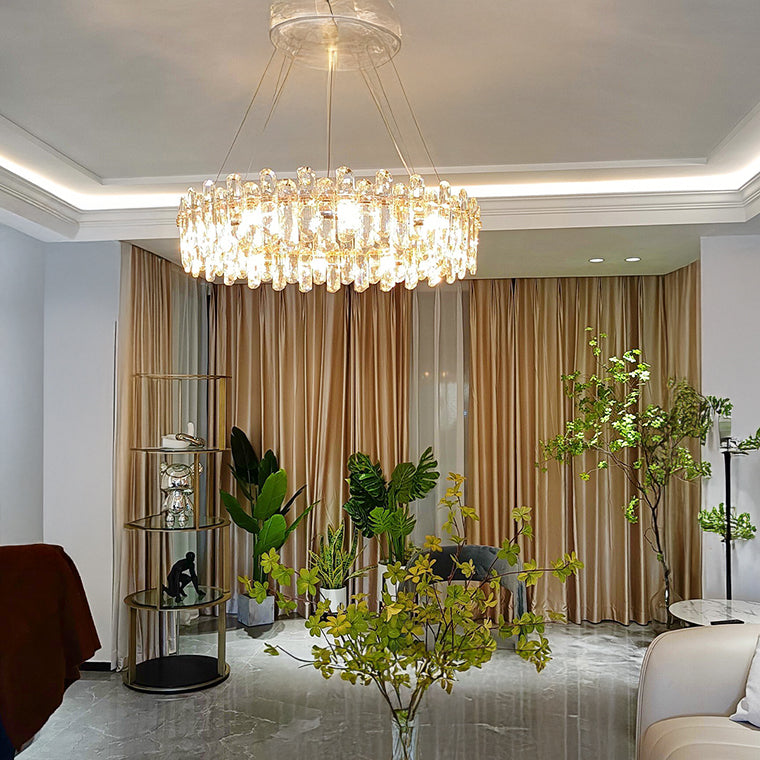 ILIAS Ring Chandelier by Lampadom - close-up