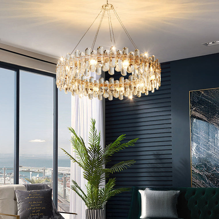ILIAS Ring Chandelier by Lampadom - top view