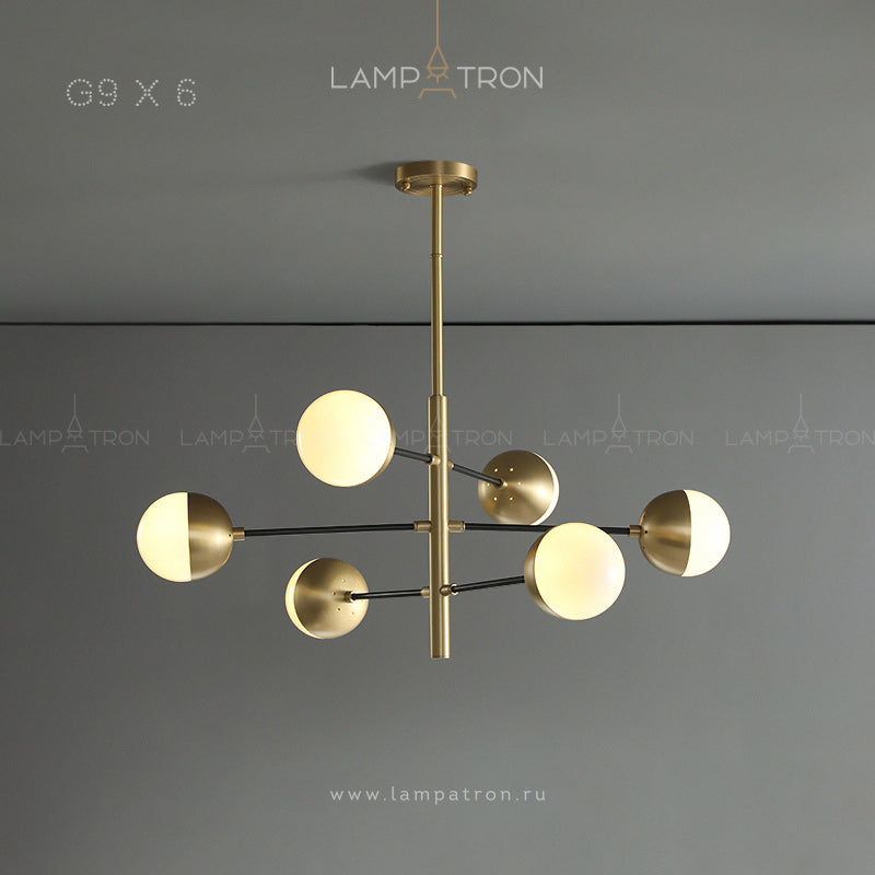 ILVA Chandelier by Lampadom - angle view
