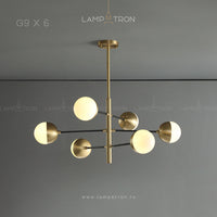 ILVA Chandelier by Lampadom - angle view