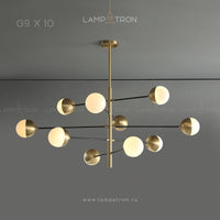 ILVA Chandelier by Lampadom - side view