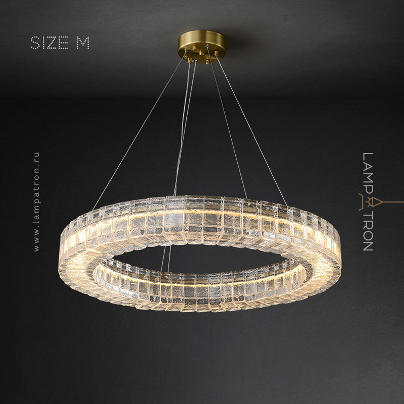 IMANUEL Ring Chandelier by Lampadom - angle view