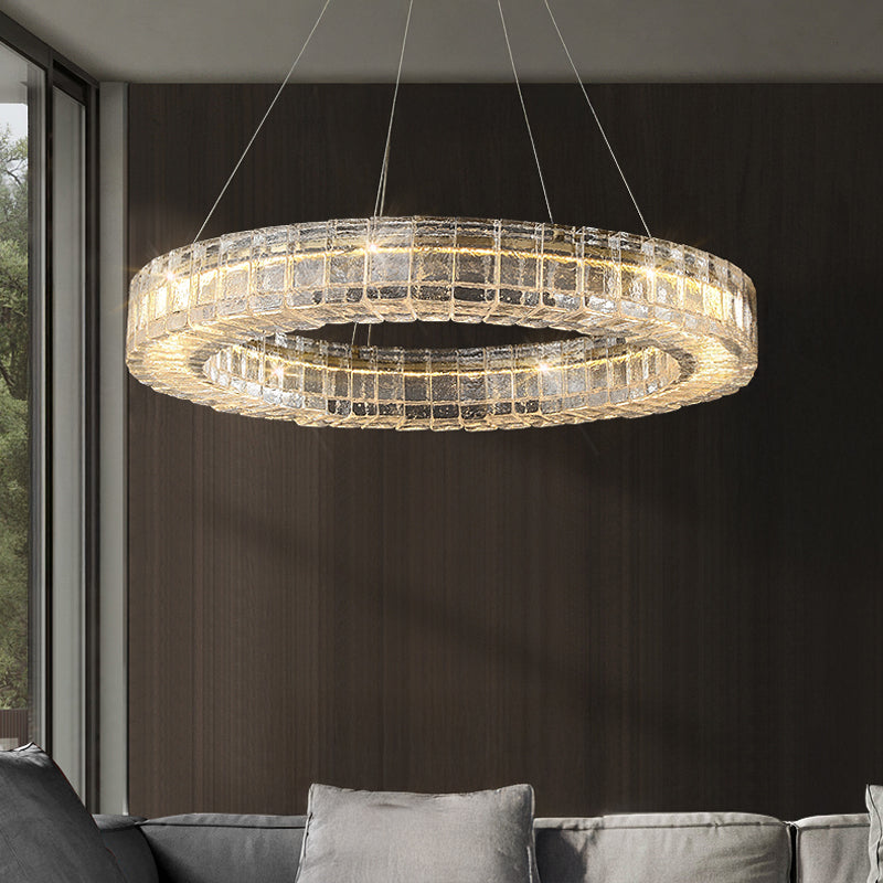 IMANUEL Ring Chandelier by Lampadom - side view