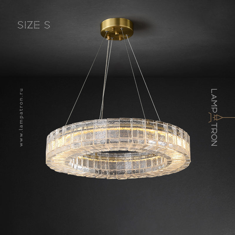 IMANUEL Ring Chandelier by Lampadom - top view