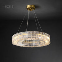 IMANUEL Ring Chandelier by Lampadom - scale reference