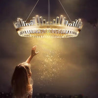 IMPERIUM Ring Chandelier by Lampadom - close-up