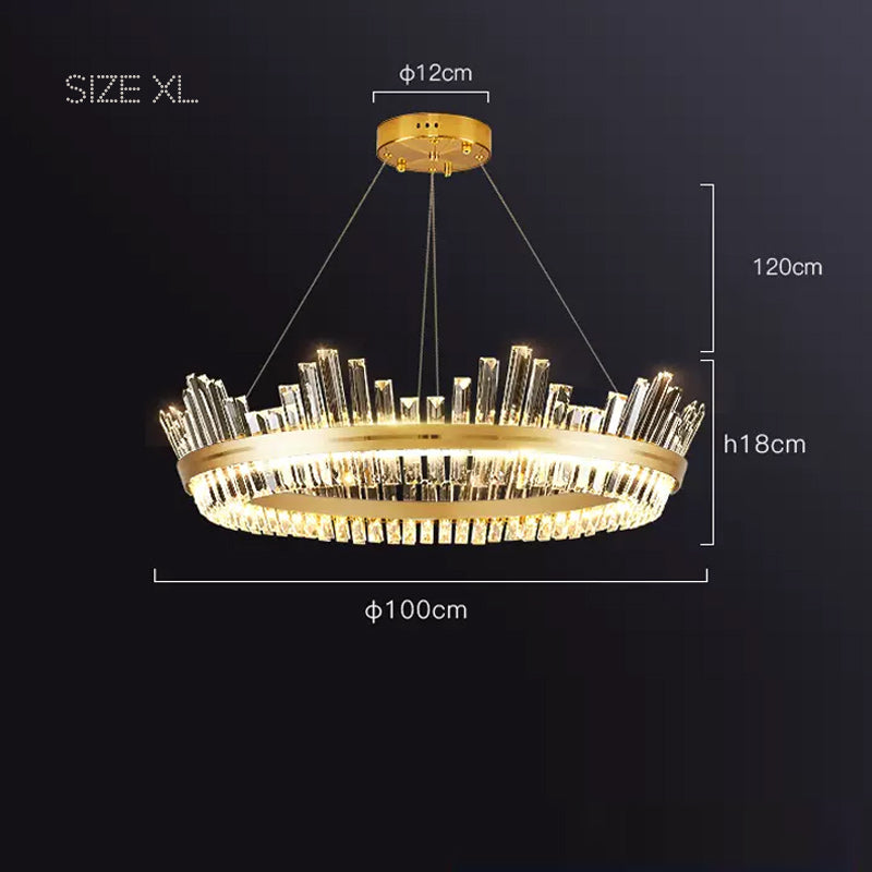 IMPERIUM Ring Chandelier by Lampadom - close-up