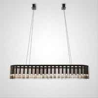 IMRE Linear Chandelier by Lampadom - scale reference