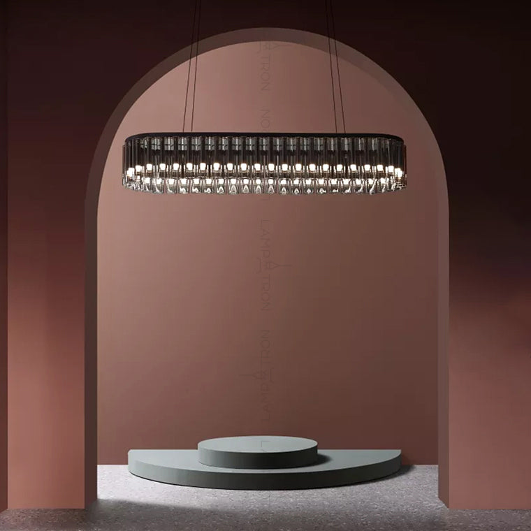 IMRE Linear Chandelier by Lampadom - ambient shot