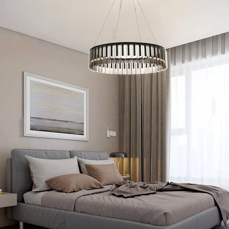 IMRE Ring Chandelier by Lampadom - scale reference