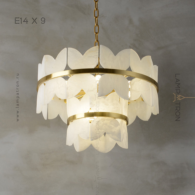 IOANNA Chandelier by Lampadom - close-up