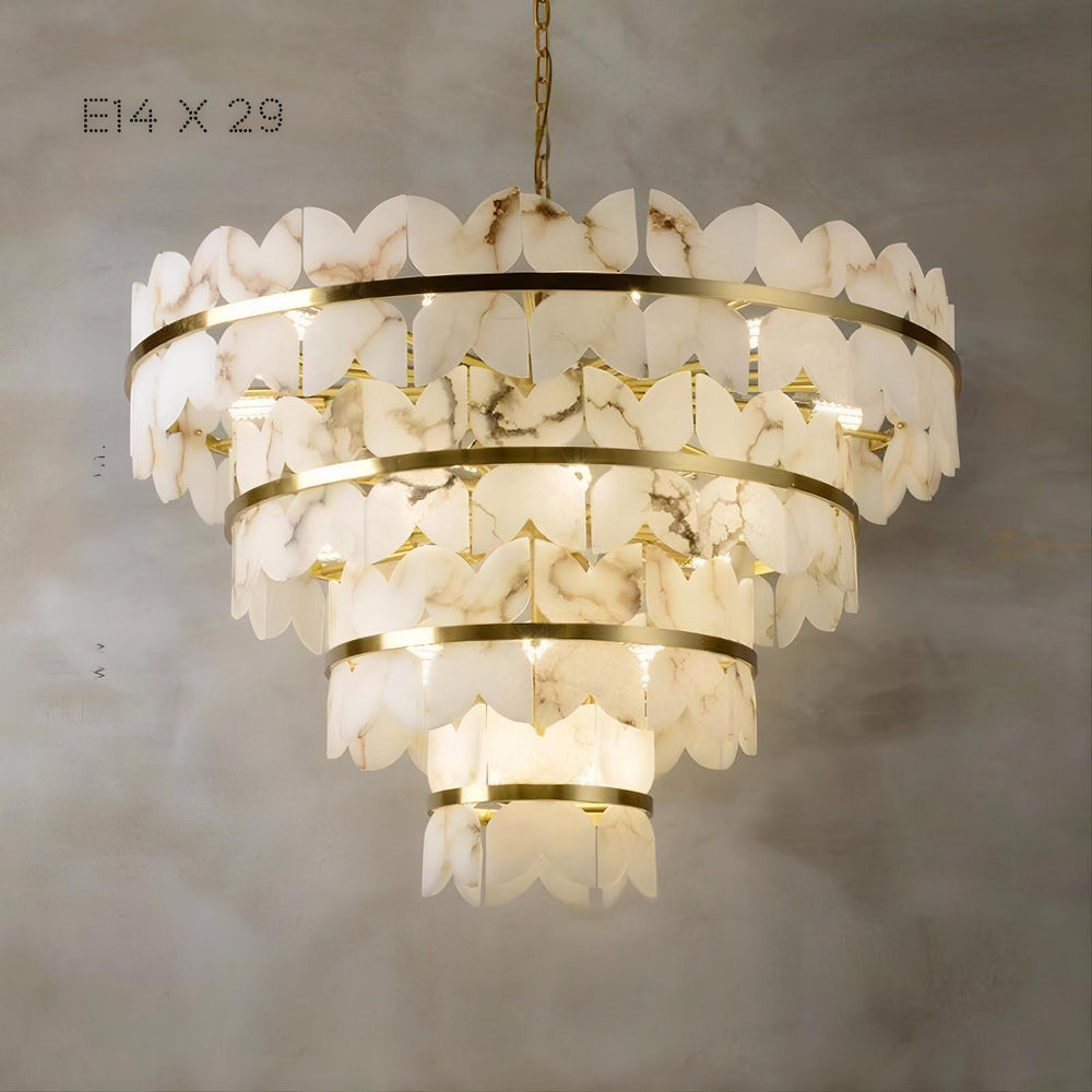 IOANNA Chandelier by Lampadom - side view