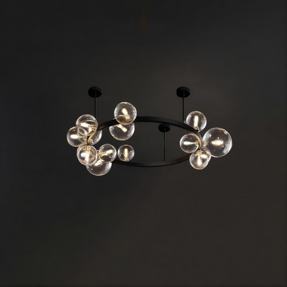 IONA C WIDE Ceiling Chandelier by Lampadom - top view