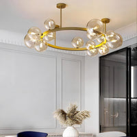 IONA C WIDE Ceiling Chandelier by Lampadom - detail view