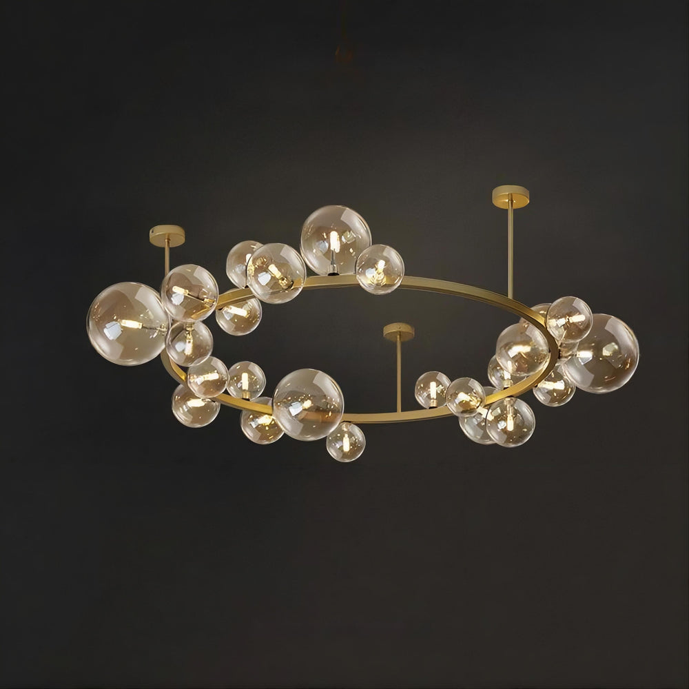IONA C WIDE Ceiling Chandelier by Lampadom - close-up