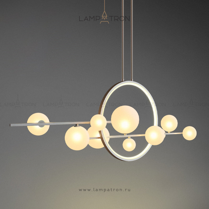 IONA L HALO Ring Chandelier
