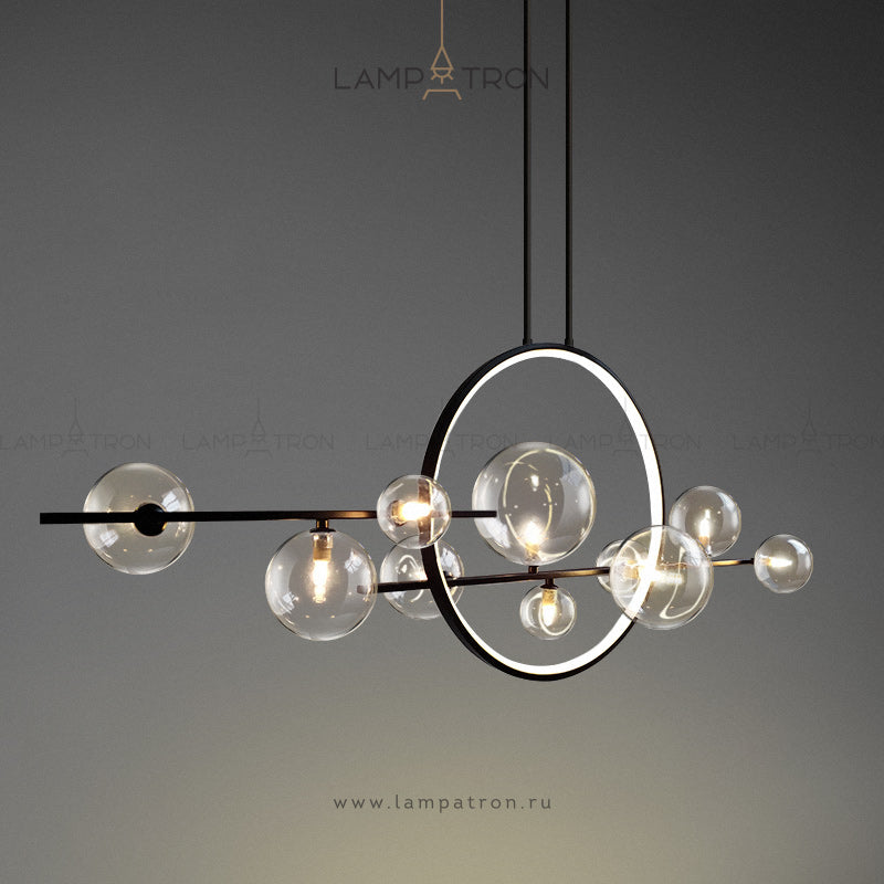 IONA L HALO Ring Chandelier