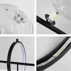 IONA L HALO Ring Chandelier by Lampadom