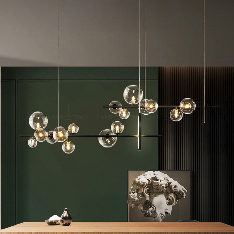 IONA L HALO Ring Chandelier
