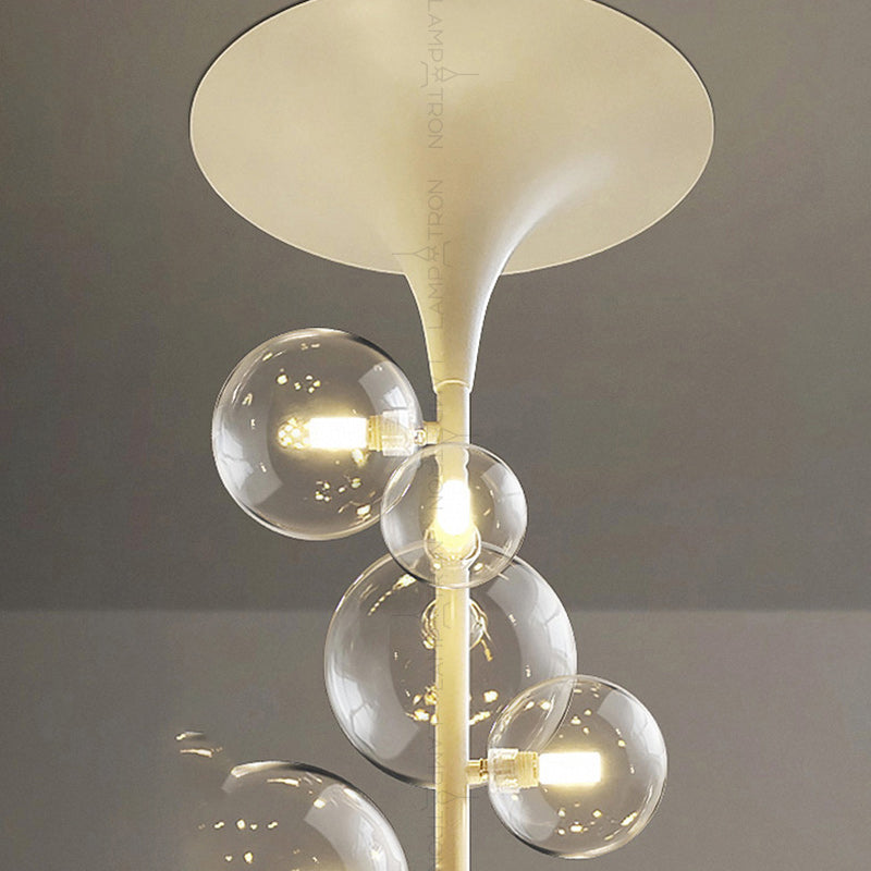 IONA LINE Ceiling Chandelier by Lampadom - side view