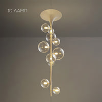 IONA LINE Ceiling Chandelier by Lampadom - angle view