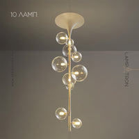 IONA LINE Ceiling Chandelier by Lampadom - detail view
