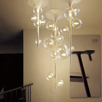 IONA LINE Ceiling Chandelier by Lampadom - top view