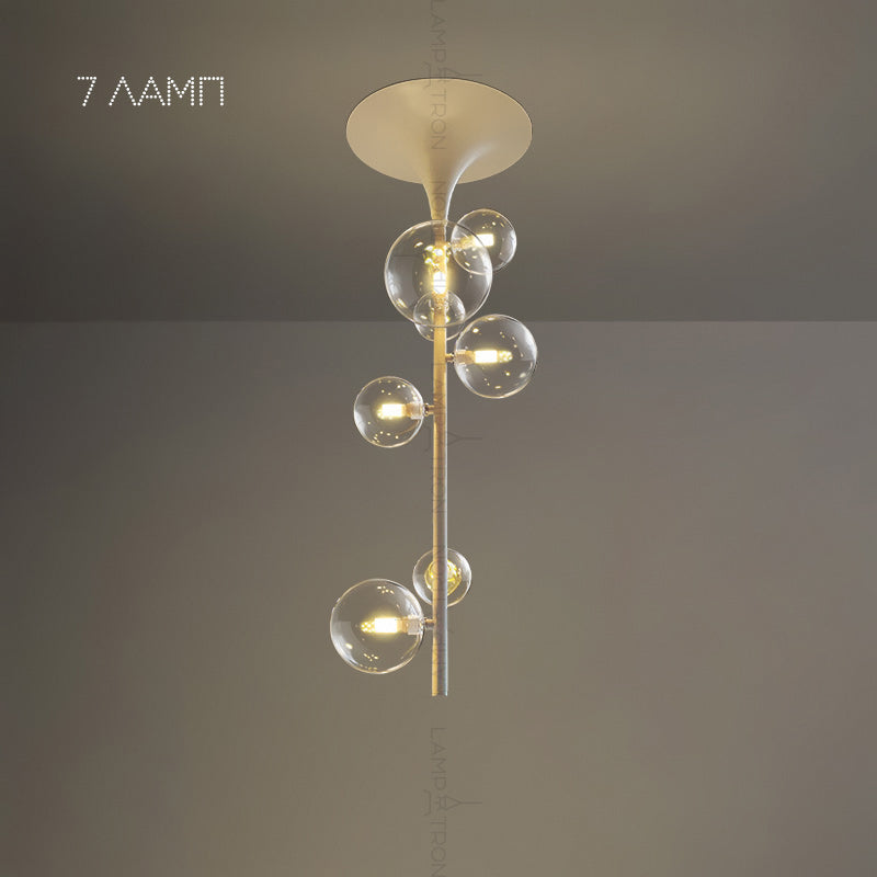 IONA LINE Ceiling Chandelier by Lampadom - ambient shot