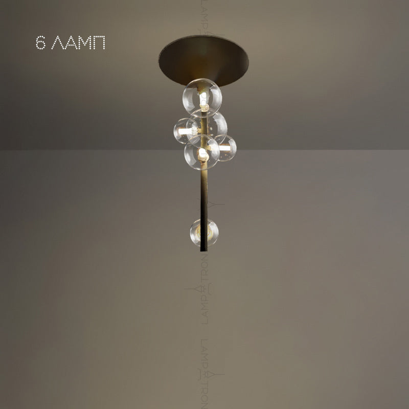 IONA LINE Ceiling Chandelier by Lampadom - detail view