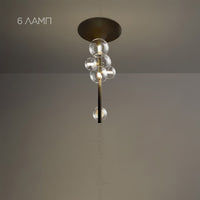 IONA LINE Ceiling Chandelier by Lampadom - detail view