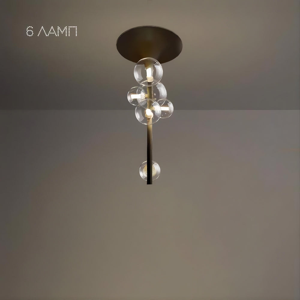 IONA LINE Ceiling Chandelier by Lampadom - top view