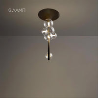 IONA LINE Ceiling Chandelier by Lampadom - top view