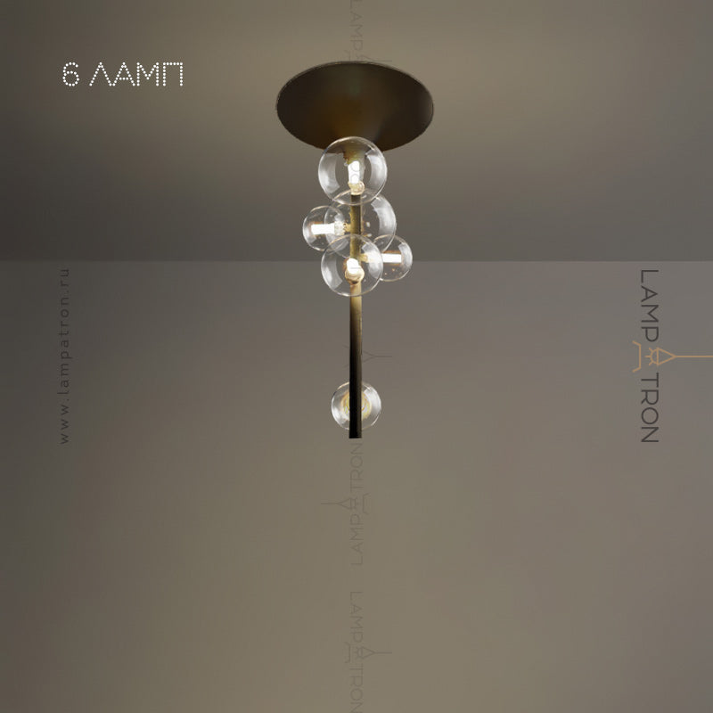IONA LINE Ceiling Chandelier by Lampadom - ambient shot