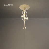 IONA LINE Ceiling Chandelier by Lampadom - angle view