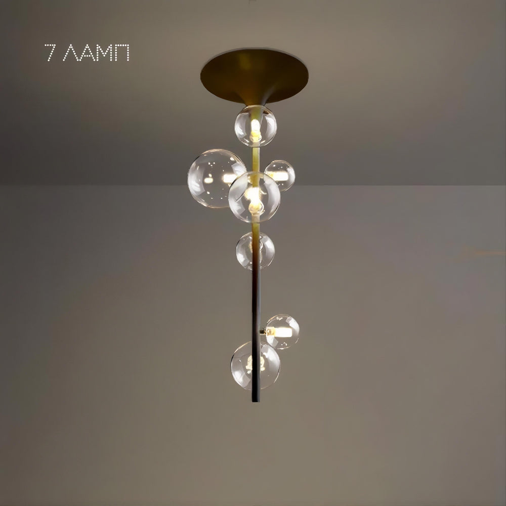 IONA LINE Ceiling Chandelier by Lampadom - side view