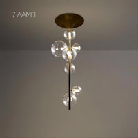 IONA LINE Ceiling Chandelier by Lampadom - side view