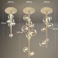 IONA LINE Ceiling Chandelier by Lampadom - ambient shot